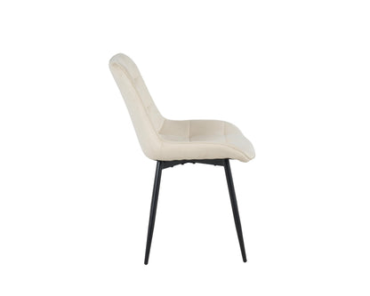 Erica Plush Velvet Comfort Dining Chairs - Set of 4