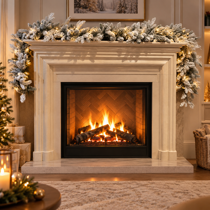 Snowy Door & Mantel Christmas Bundle
