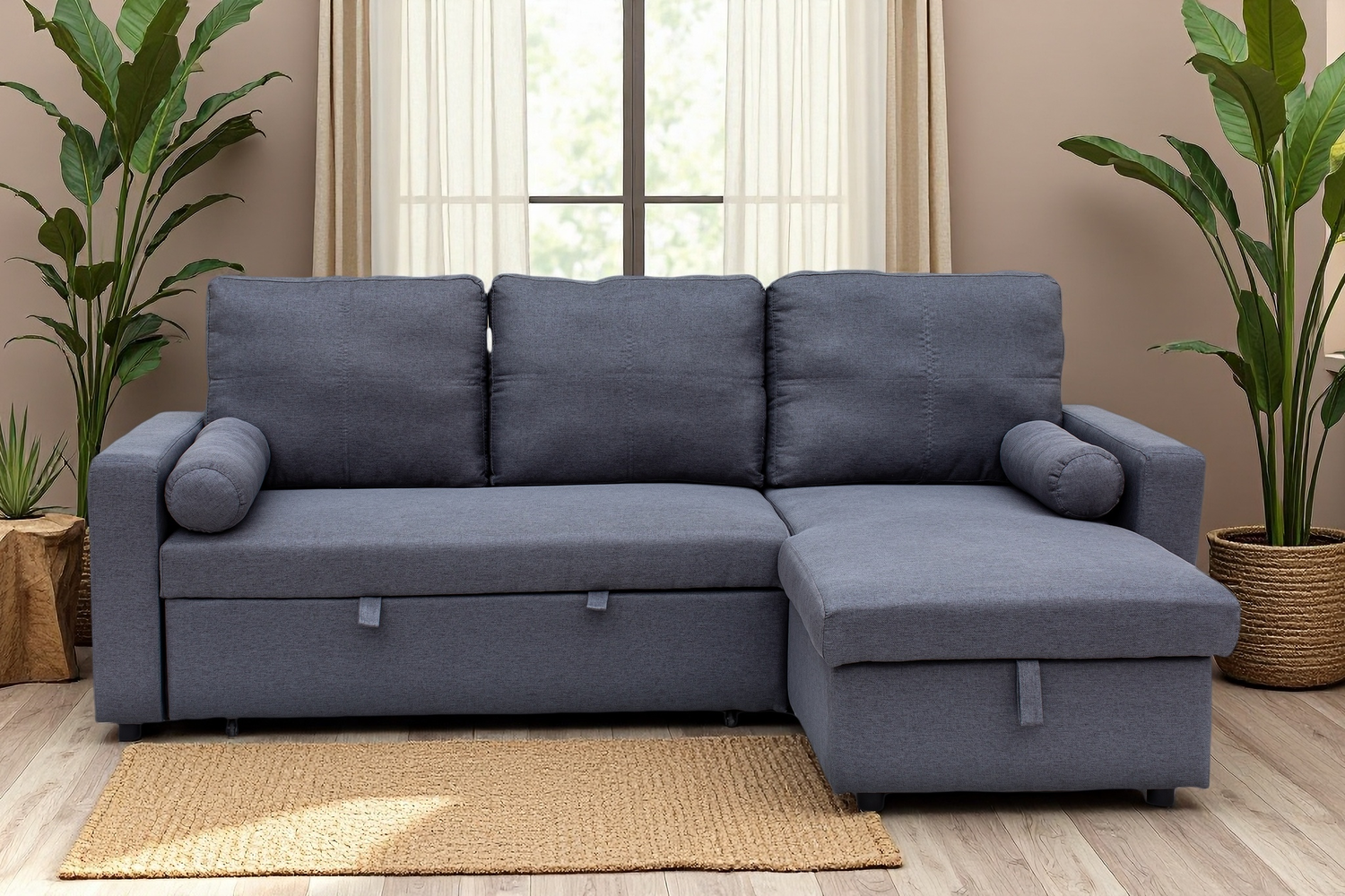 Manhattan 3 Seat Corner Sofa Bed Set - Left or Right - Madefor.Living