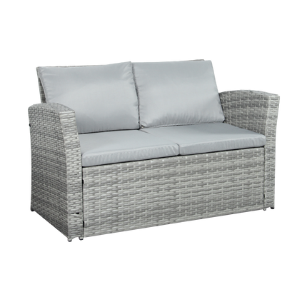 The Wilmslow 4 Seat Rattan Sofa Lounge Set - Madefor.Living