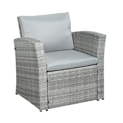 The Wilmslow 4 Seat Rattan Sofa Lounge Set - Madefor.Living