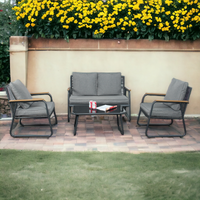 Thumbnail for Kendal modern 4 Piece Garden Rattan Set