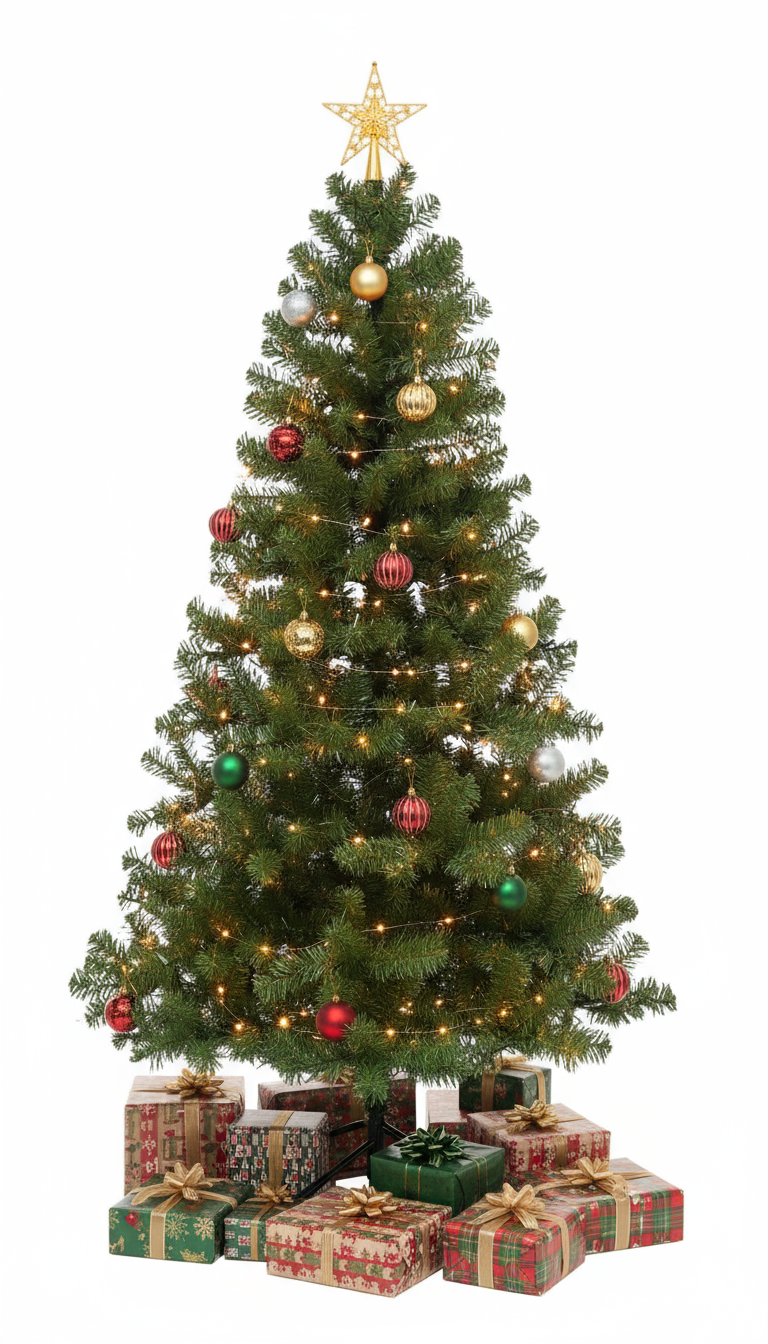 6FT Luxury Imperial Grand Fir Full Artificial Christmas Tree 1000 Branch Tips