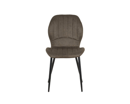 New York Dining Table with 4 Jaydn Leather Chairs