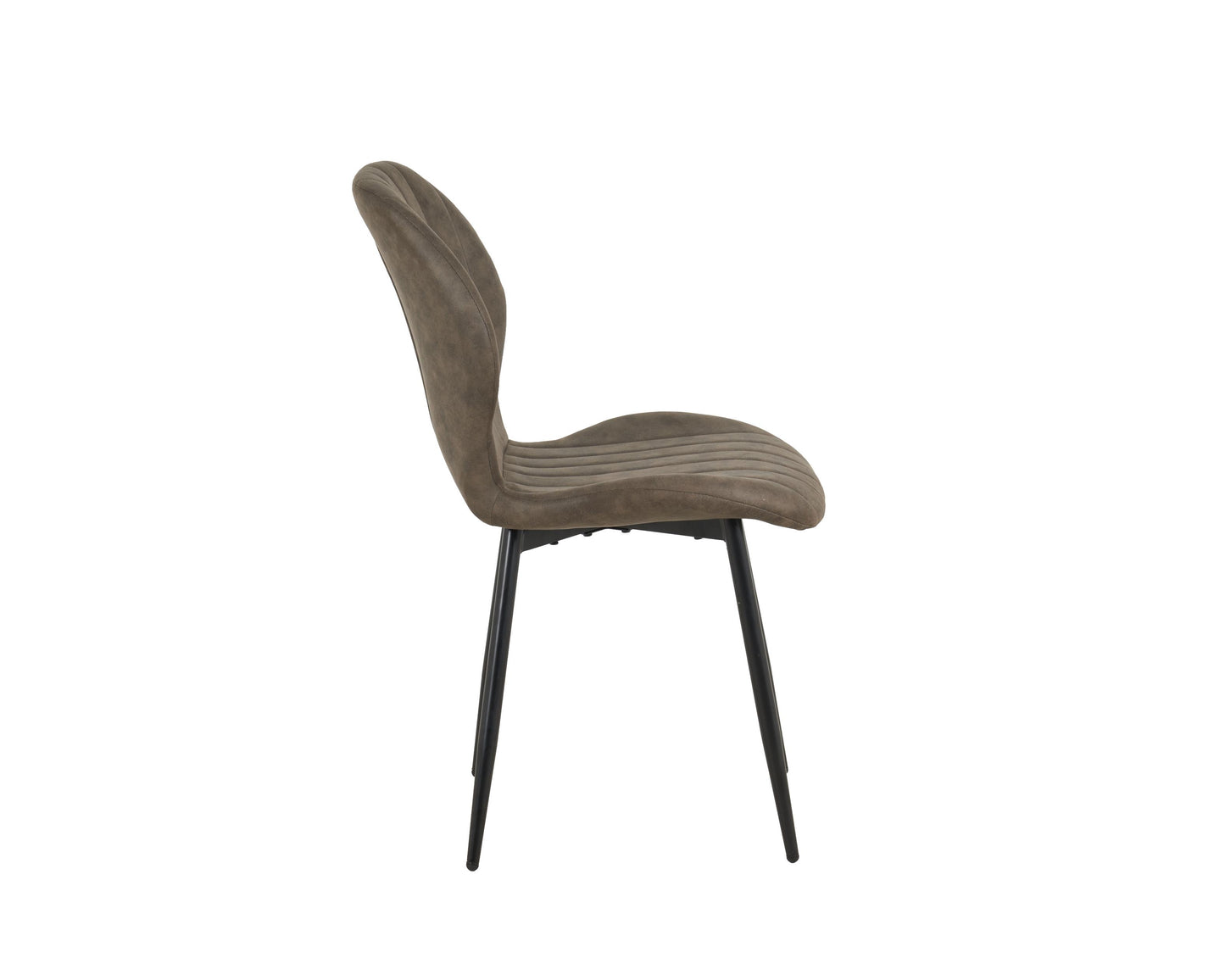 Jaydn Distressed Leather Comfort Dining Chairs - Set of 4