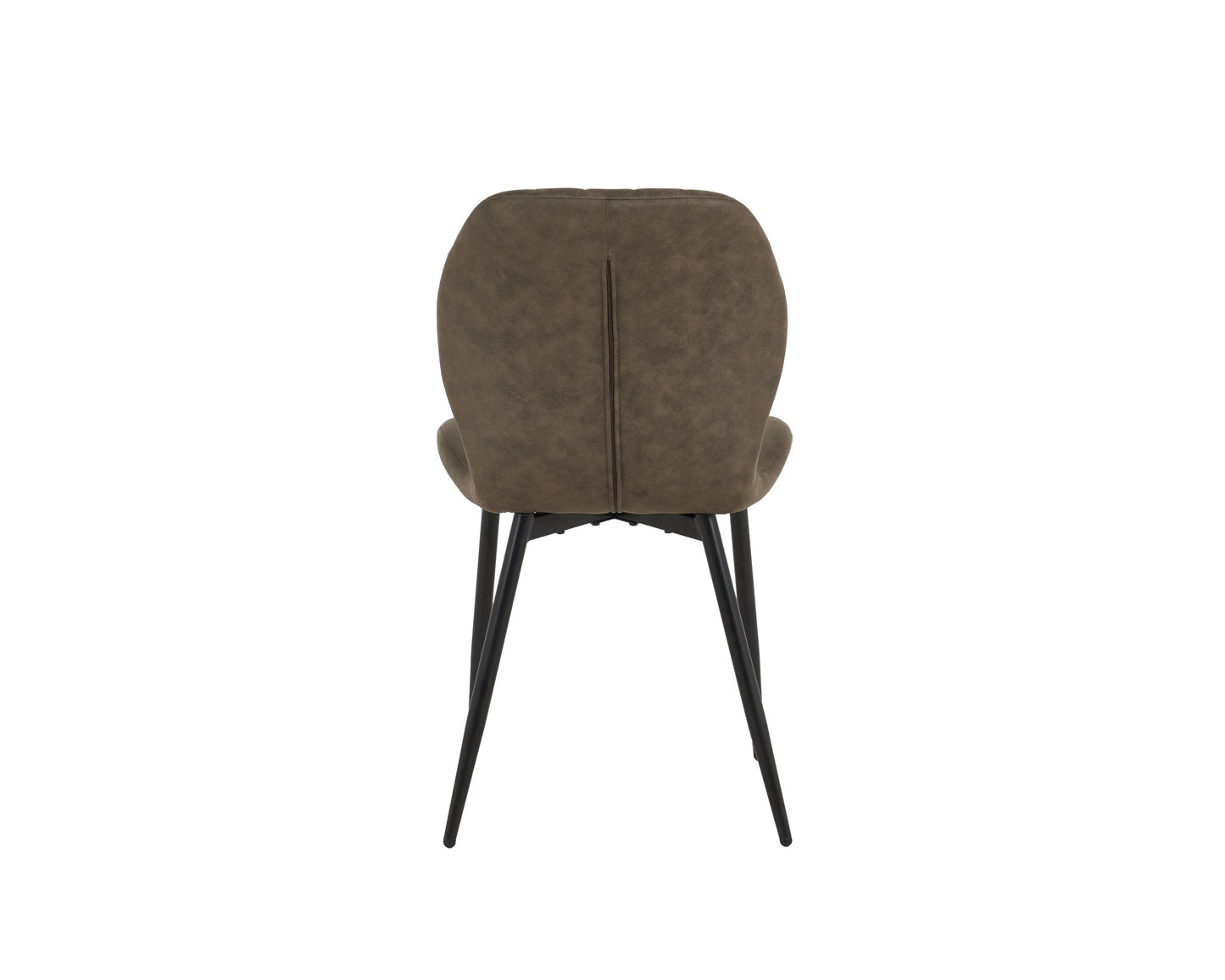 Jaydn Distressed Leather Comfort Dining Chairs - Set of 4