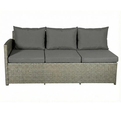 The Knutsford 9 Seat Corner Rattan Dining Set - Madefor.Living