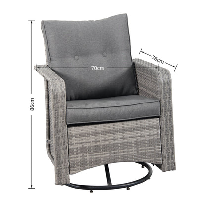 The Leigh 4 Seat Rattan Sofa Lounge Set