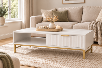 The Maddison Ridged Coffee Table