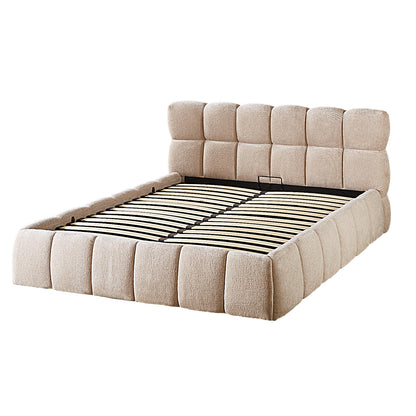 The Maya Plush Ottoman Bed with Sleeply Hybrid Pocket Sprung Mattress – Double & King (Package Deal)