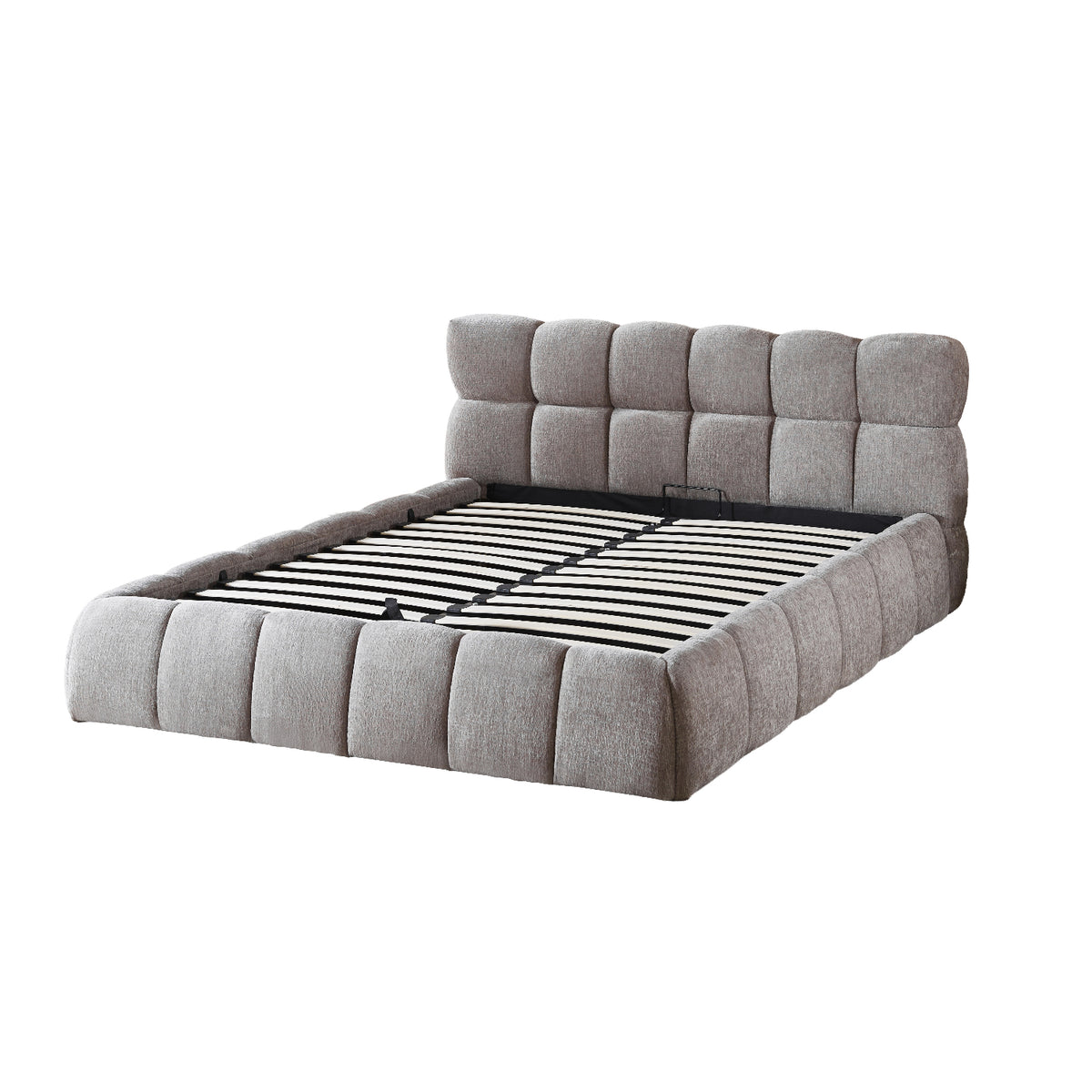 The Maya Plush Ottoman Bed with Sleeply Hybrid Pocket Sprung Mattress – Double & King (Package Deal)