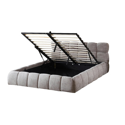 The Maya Plush Ottoman Bed with Sleeply Hybrid Pocket Sprung Mattress – Double & King (Package Deal)