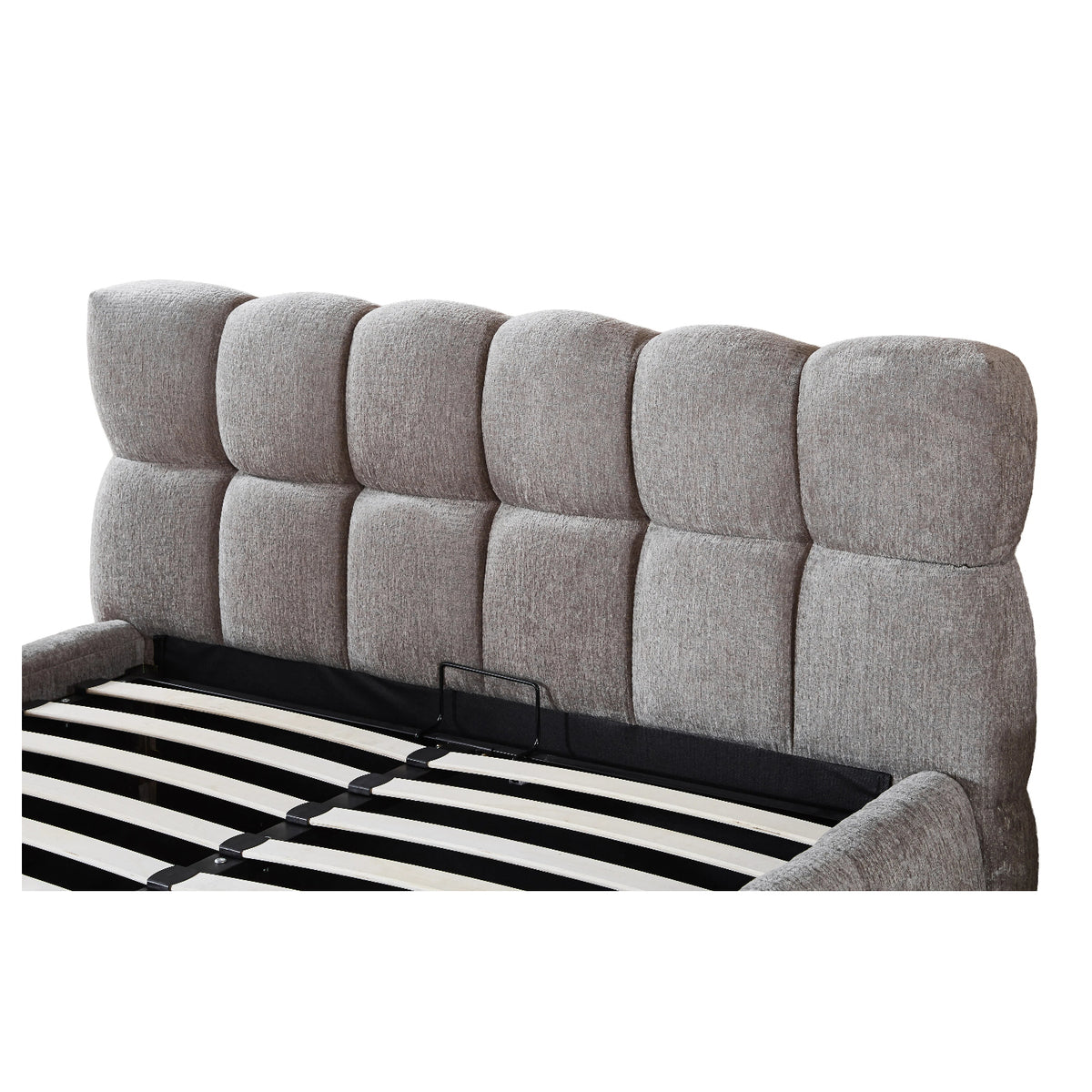 The Maya Plush Ottoman Bed with Sleeply Hybrid Pocket Sprung Mattress – Double & King (Package Deal)