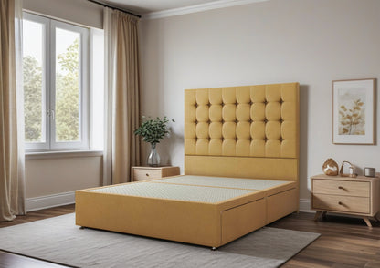 Montgomery Divan Bed Set with 2 Drawers and headboard - Choice of Mattress