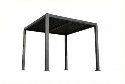 3m x 3m Aluminium Pergola with Manual Louvre Roofing - Madefor.Living