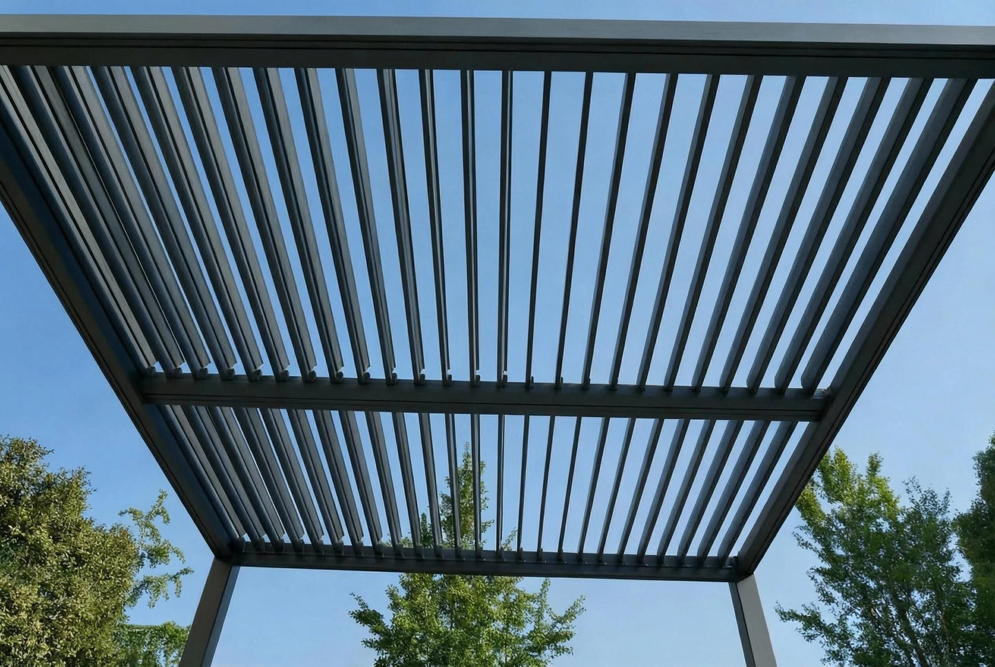 3m x 3m Aluminium Pergola with Manual Louvre Roofing - Madefor.Living