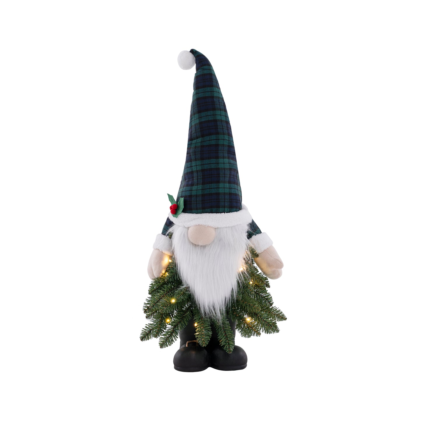 Hamish the Highland Gnome – Light-Up Tartan Gnome