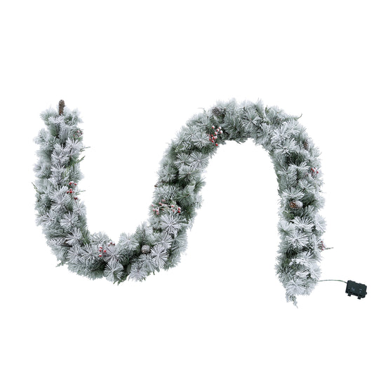 Aurora Winter Glow Christmas Garland