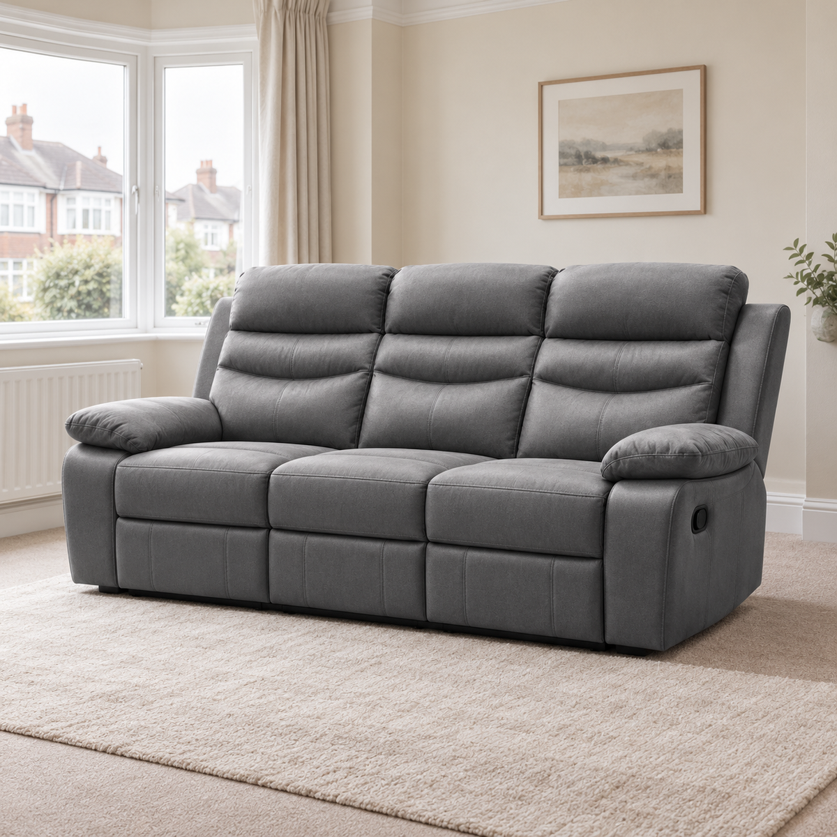 Sadie Leather Reclining Suite