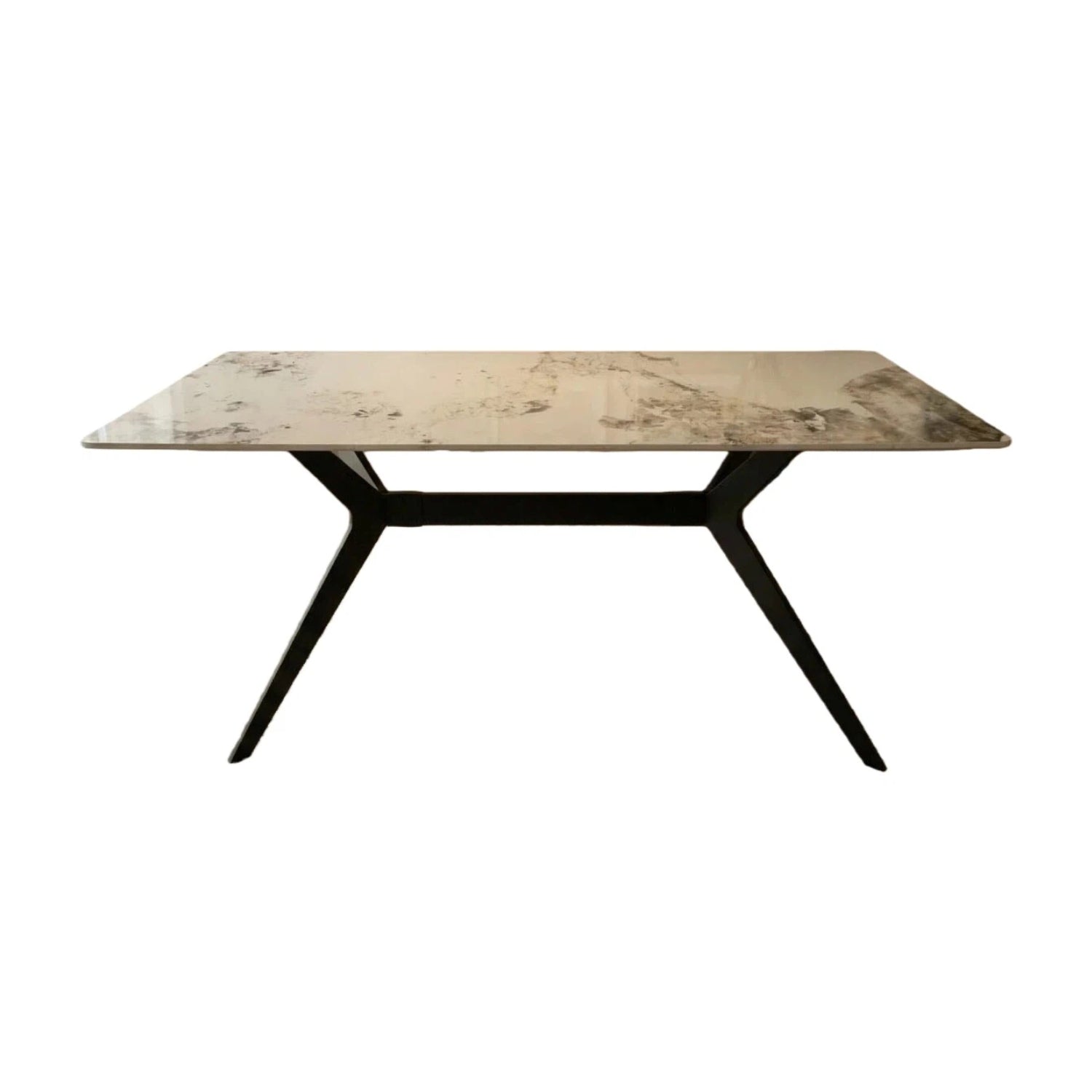 San Diego Marble Top Dining Table with Charlotte Velvet Chairs - Madefor.Living