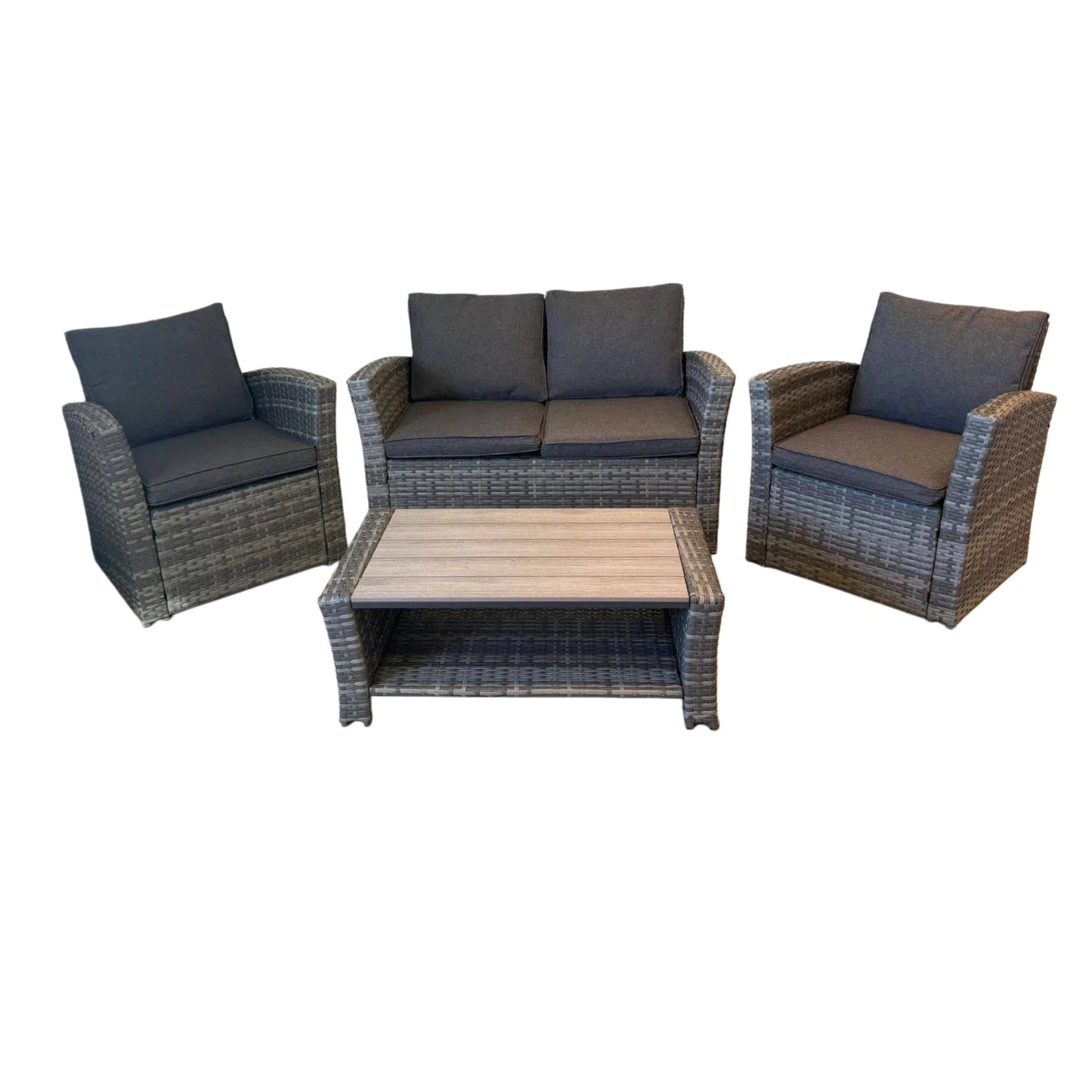 The Wilmslow 4 Seat Rattan Sofa Lounge Set - Madefor.Living