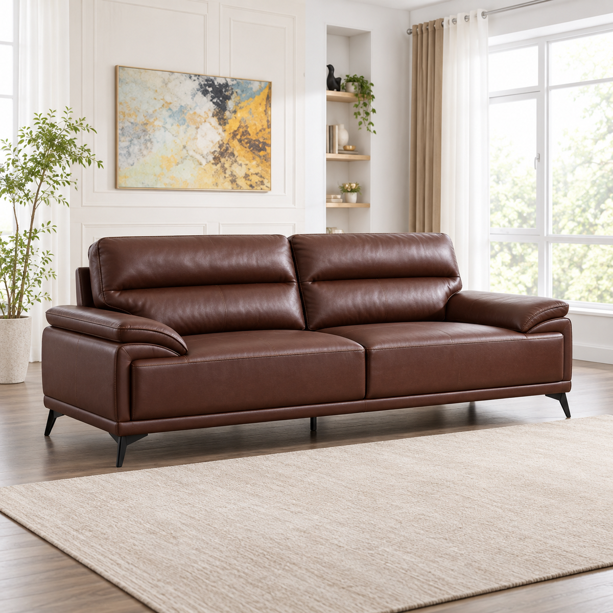 Arlo Leather Air Sofa Collection