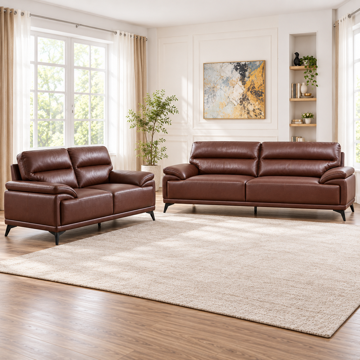 Arlo Leather Air Sofa Collection
