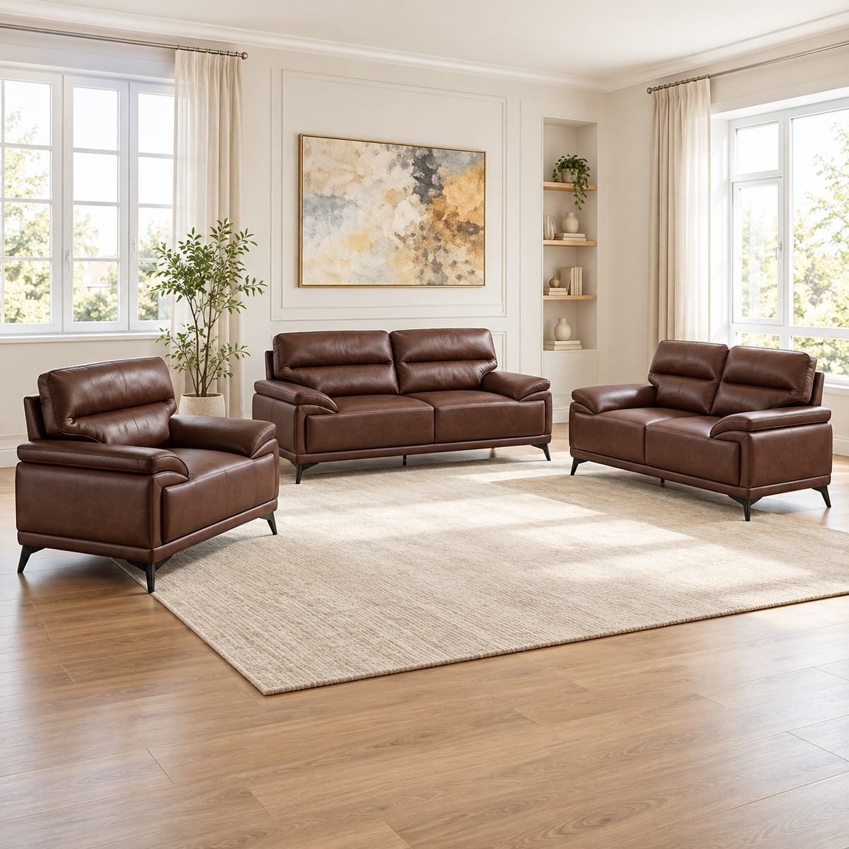 Arlo Leather Air Sofa Collection