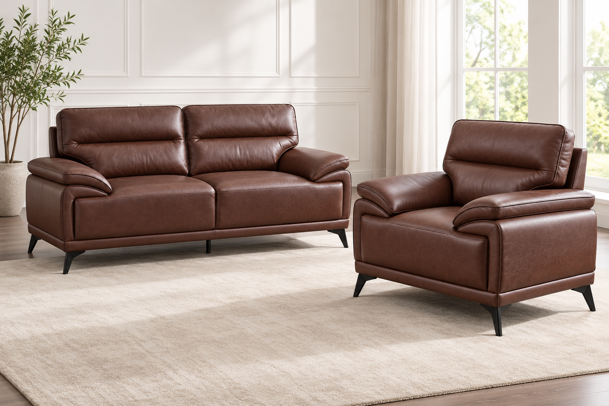 Arlo Leather Air Sofa Collection