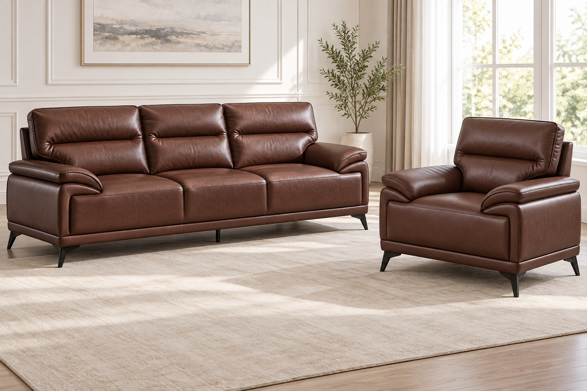 Arlo Leather Air Sofa Collection