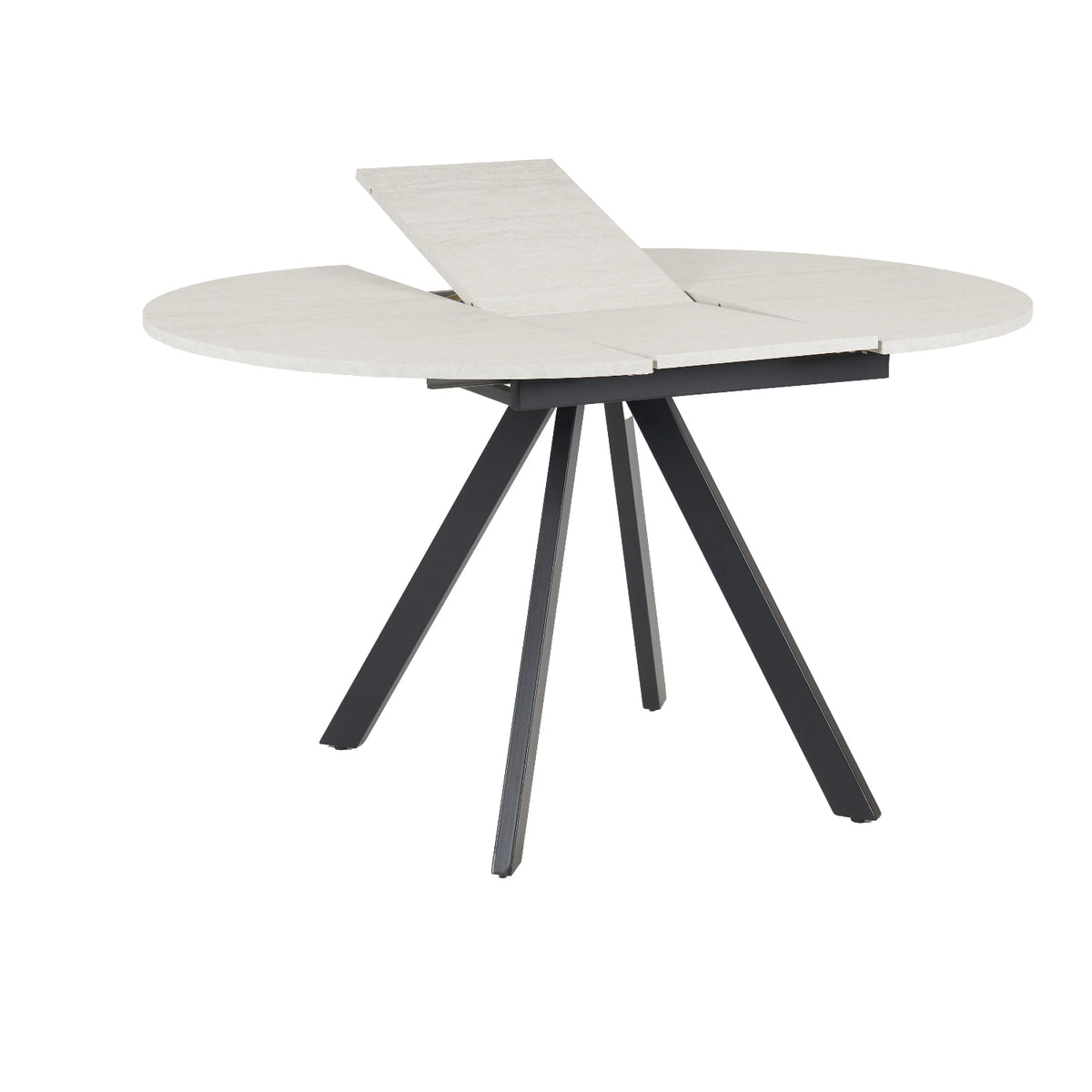 Harley Extendable Dining Table  with 4 Charlotte Velvet Chairs