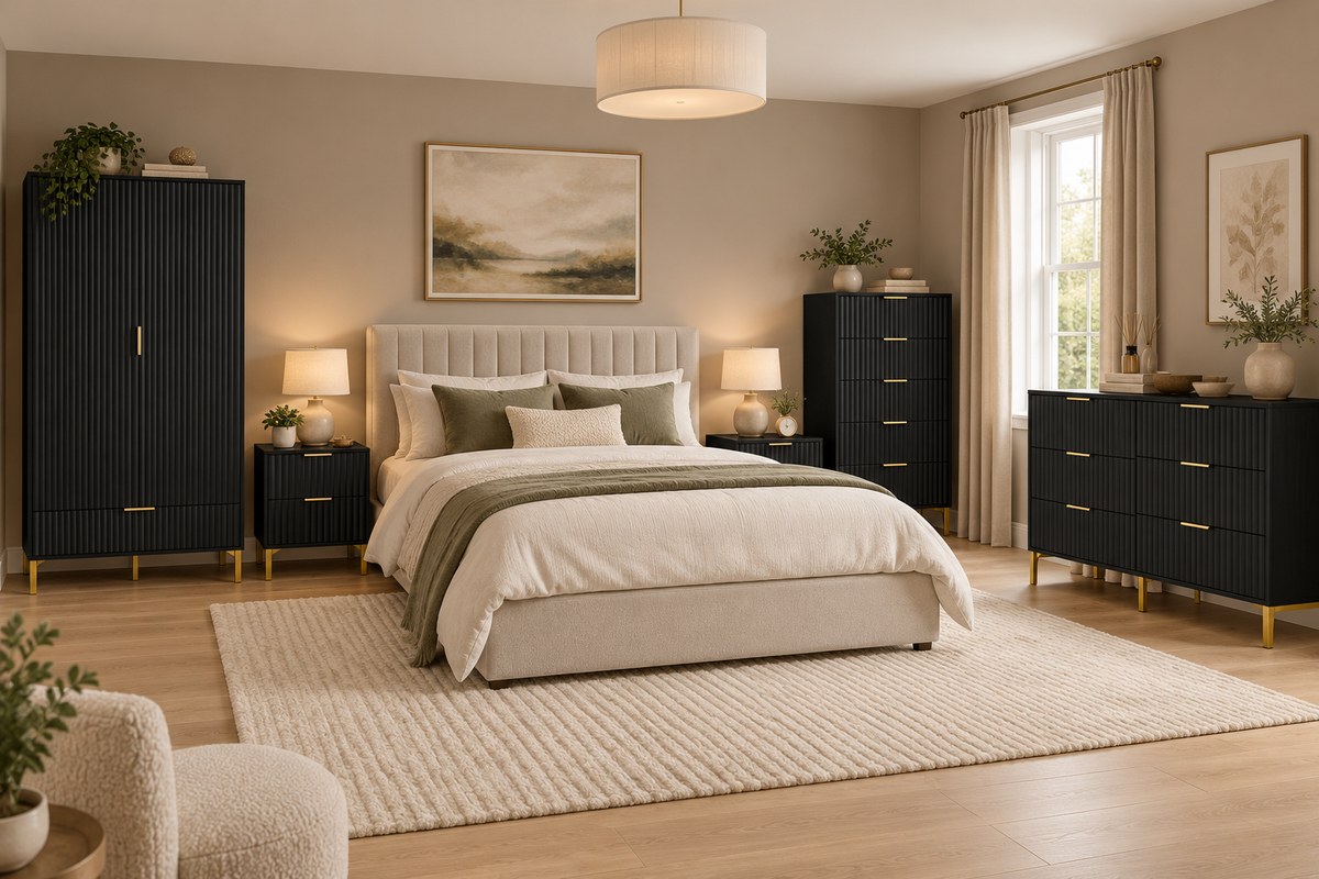 Jake-James Bedroom Collection with the Double Wardrobe