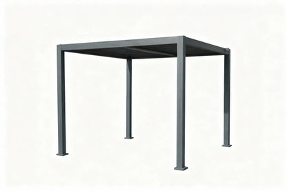 3m x 3m Aluminium Pergola with Manual Louvre Roofing - Madefor.Living