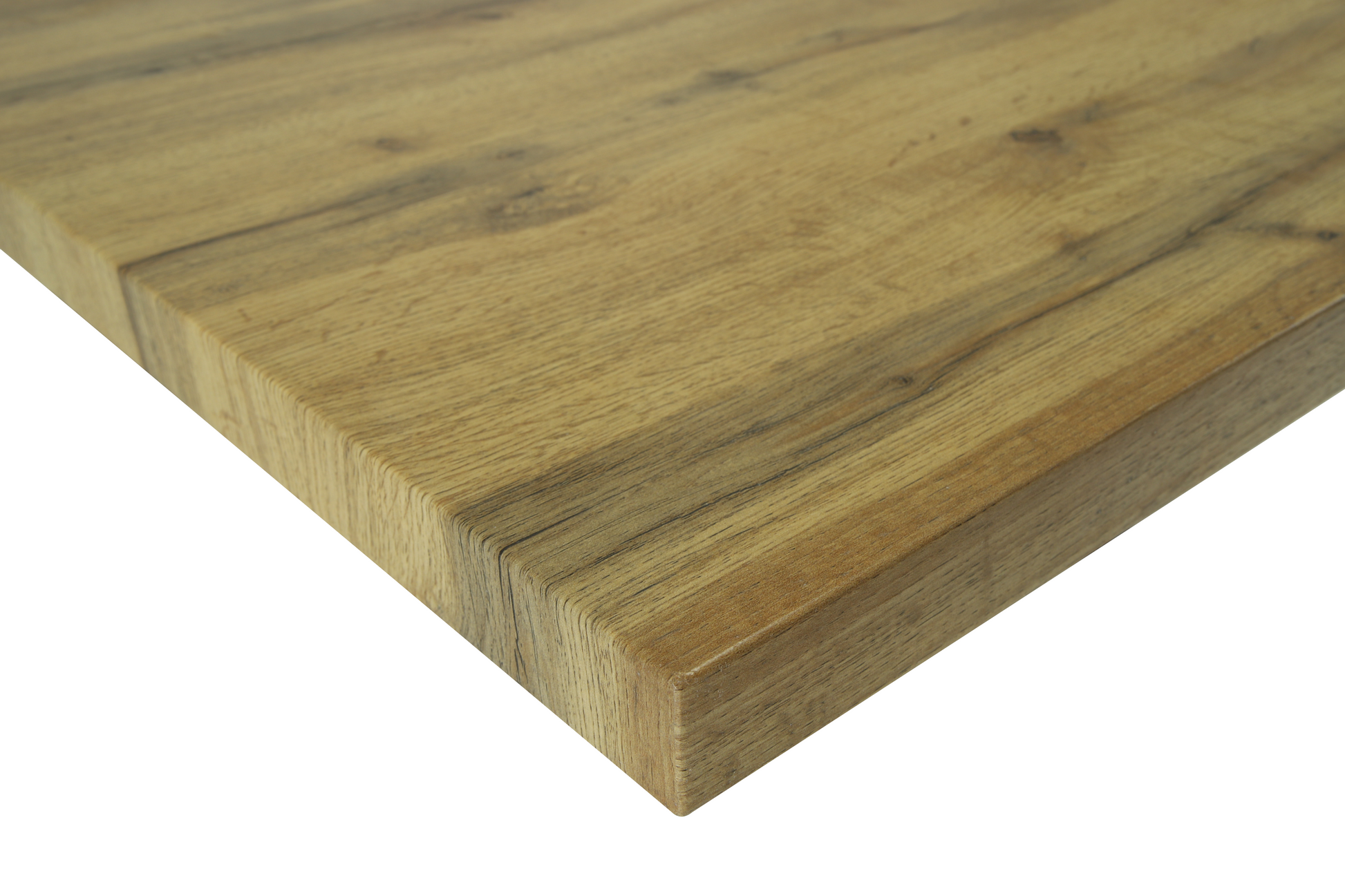 Colorado Oak Dining Table with Industrial Black Legs - Madefor.Living