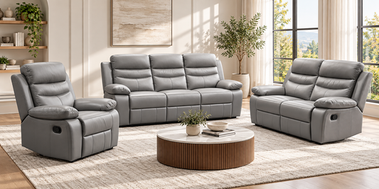 Sadie Leather Reclining Suite