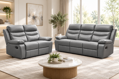 Sadie Leather Reclining Suite