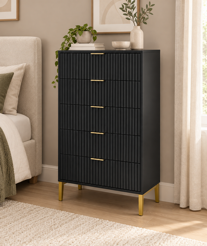 Jake-James Five-Drawer Tall Chest
