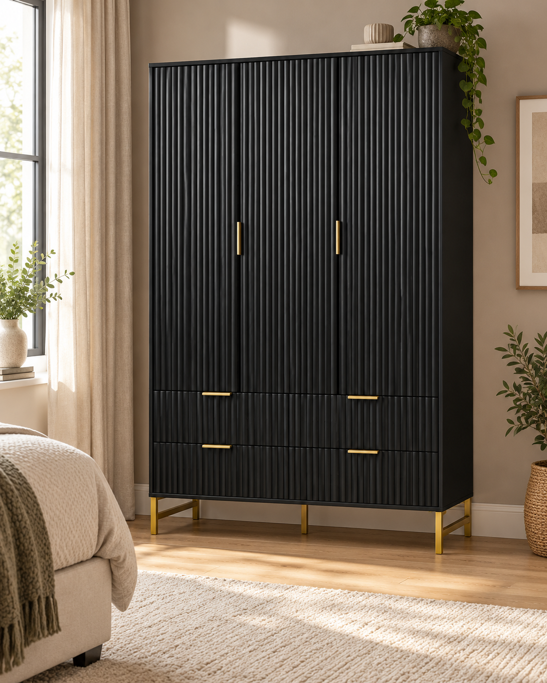 Jake-James Triple Wardrobe
