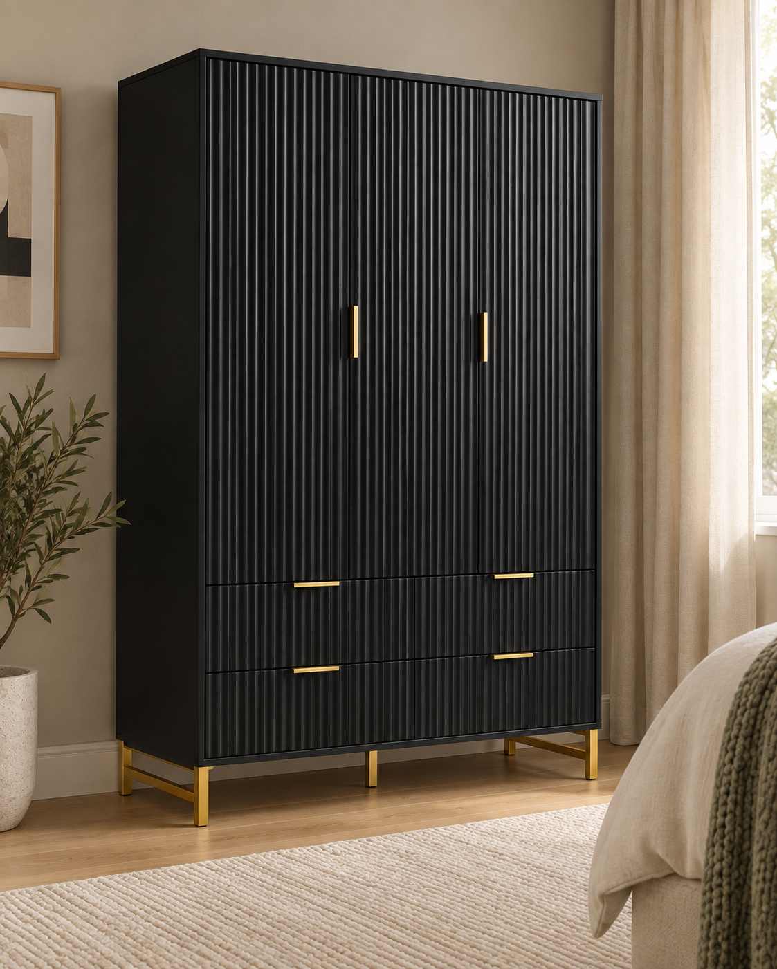 Jake-James Triple Wardrobe