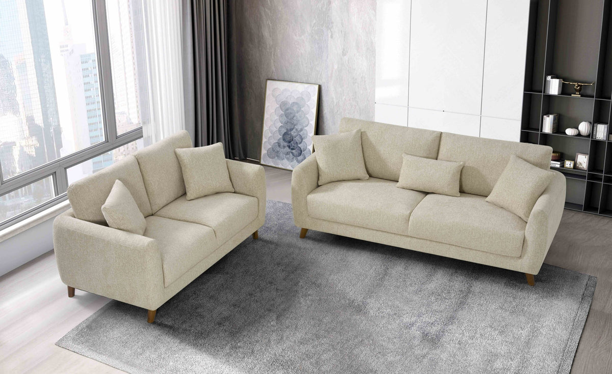 Thea 3+2 Sofa Collection cream